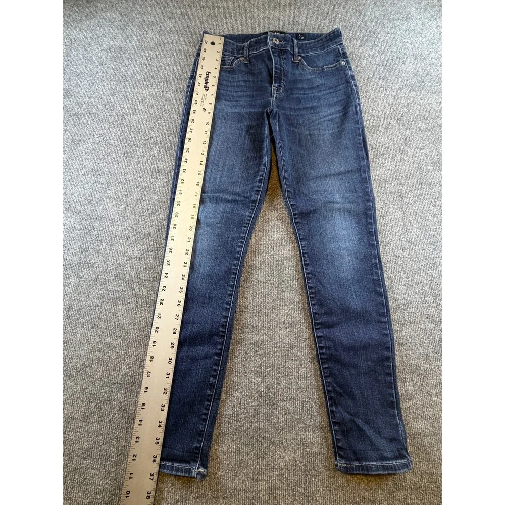 Lucky Brand Womens Skinny Jeans Dark Wash Size 6 28 Denim Pants
